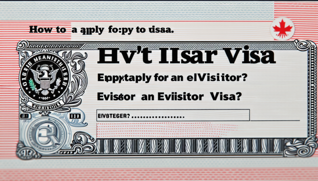 découvrez comment faire une demande de visa evisitor et obtenez des informations sur les étapes à suivre et les documents requis pour obtenir un visa evisitor en australie.